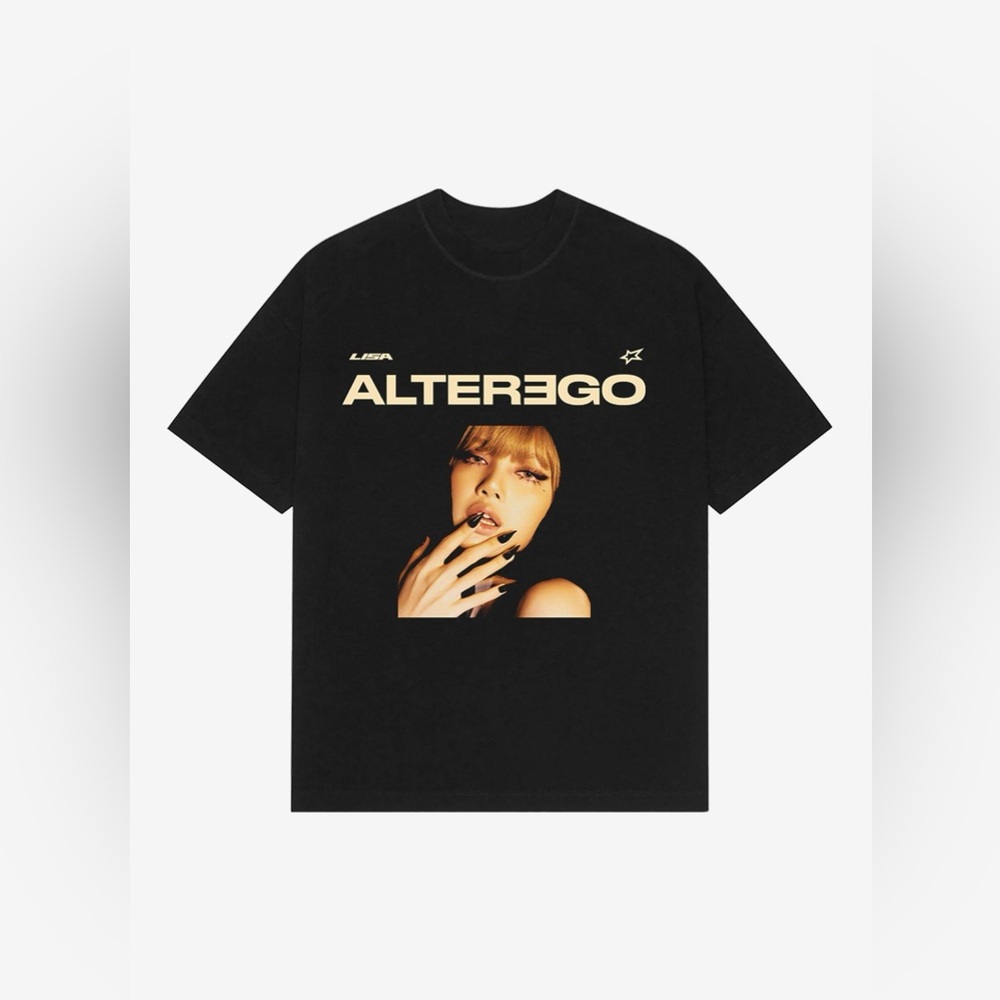 Lisa Alter Ego Graphic Tee T Shirt Small Black Taylor Swift Swifties NEW Music